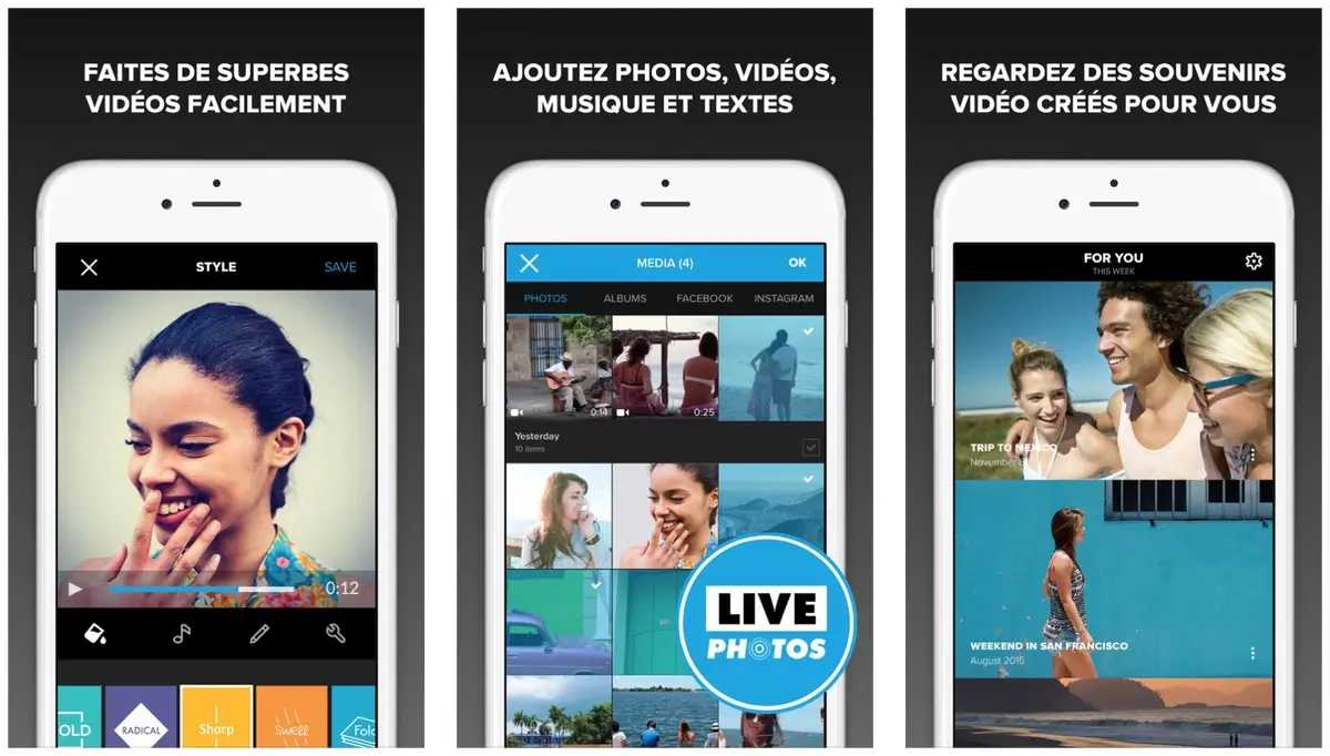 L'application Replay devient Quik et est désormais totalement gratuite