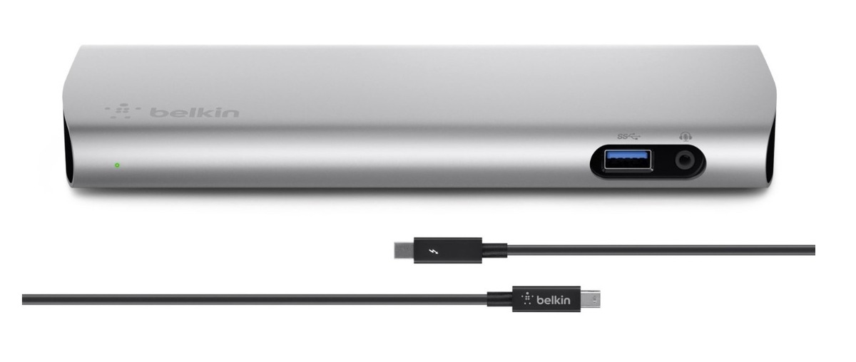 Promos : station d'accueil Thunderbolt 2 (Bekin) à 190€, câble Lightning tressé (3m)  à 12€