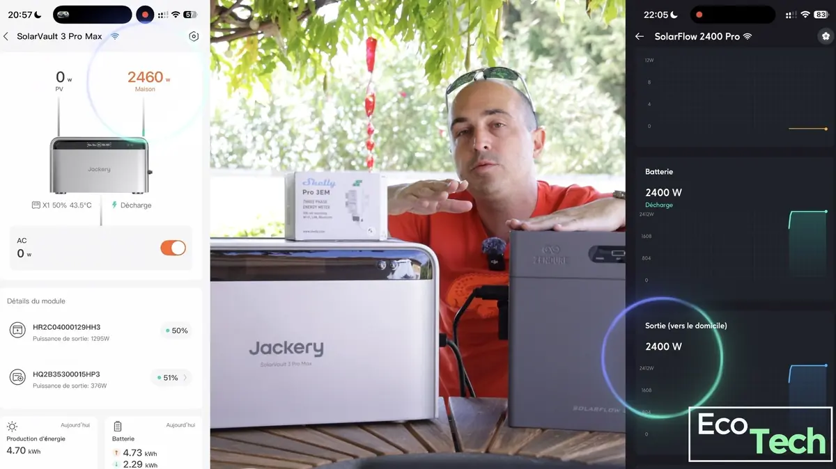 Jackery SolarVault 3 Pro Max vs Zendure SolarFlow 2400 Pro&nbsp;: la meilleure batterie solaire 2026&nbsp;?