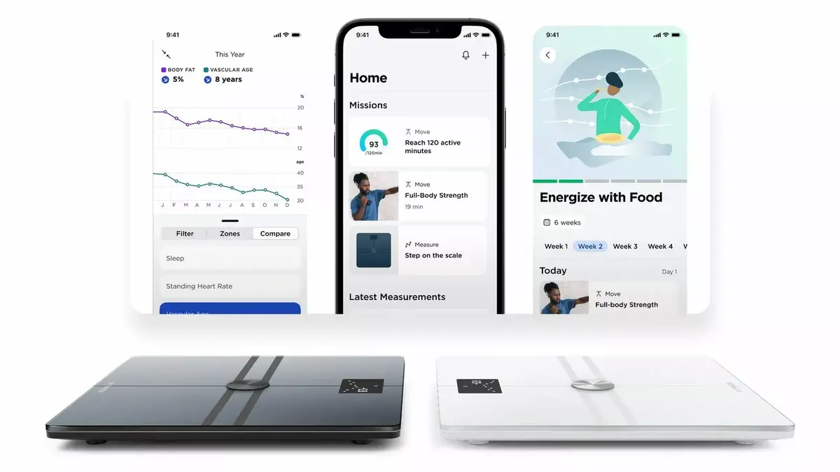 Withings dévoile sa nouvelle balance, Body Comp, et son service Health+