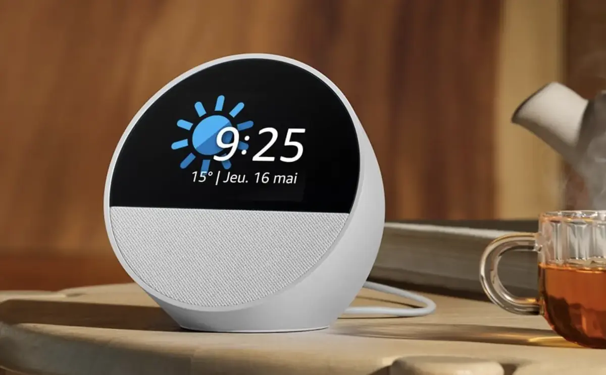 Amazon Echo Spot id&eacute;e cadeau r&eacute;veil connect&eacute; promo Prime Day