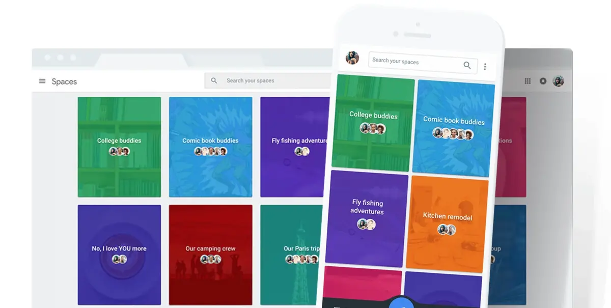 Google présente Spaces, sa nouvelle application disponible dès aujourd'hui sur iOS