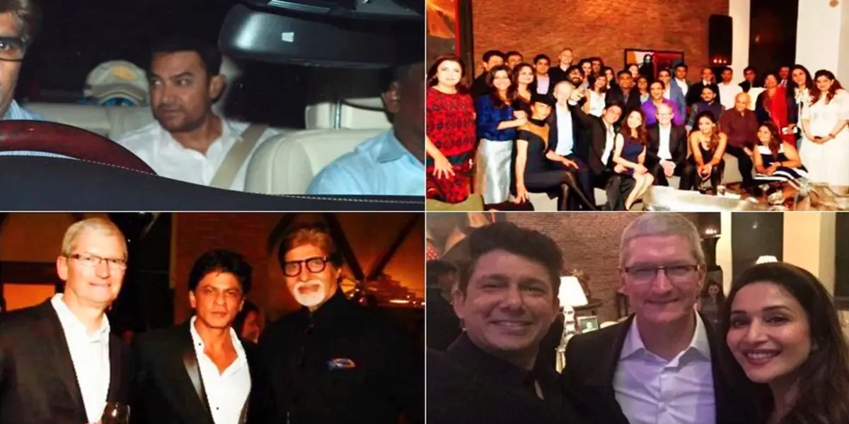 Inde : Tim Cook à la rencontre des stars de Bollywood (photos)