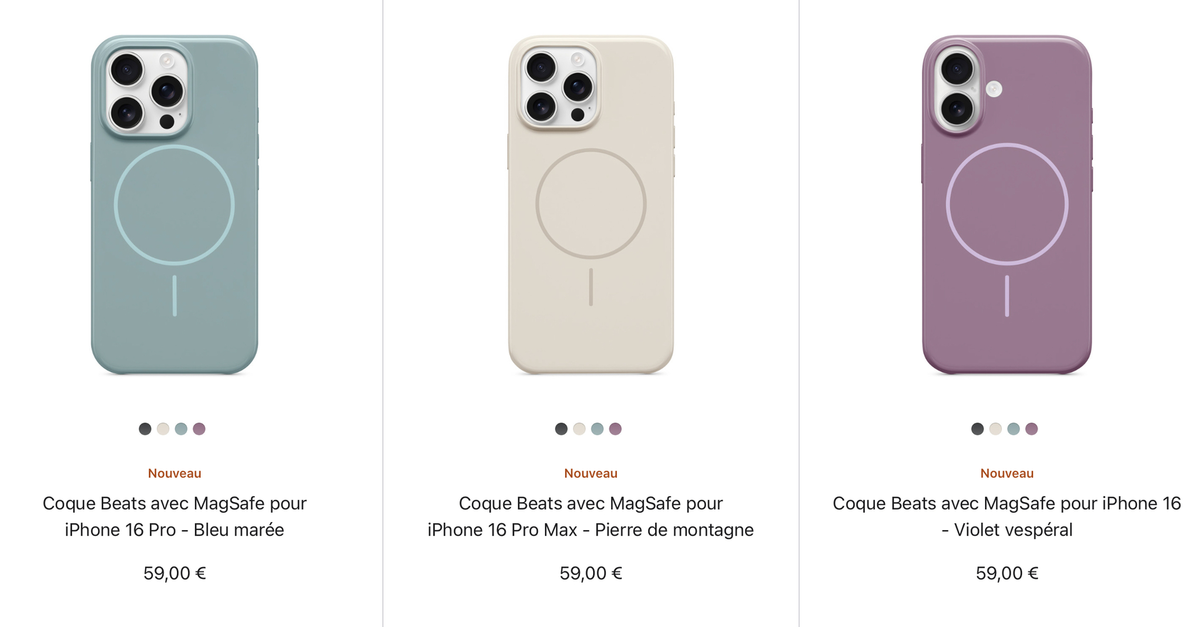 Des coques Beats très réussies pour iPhone 16 et 16 Pro (à la place du FineWoven ?)