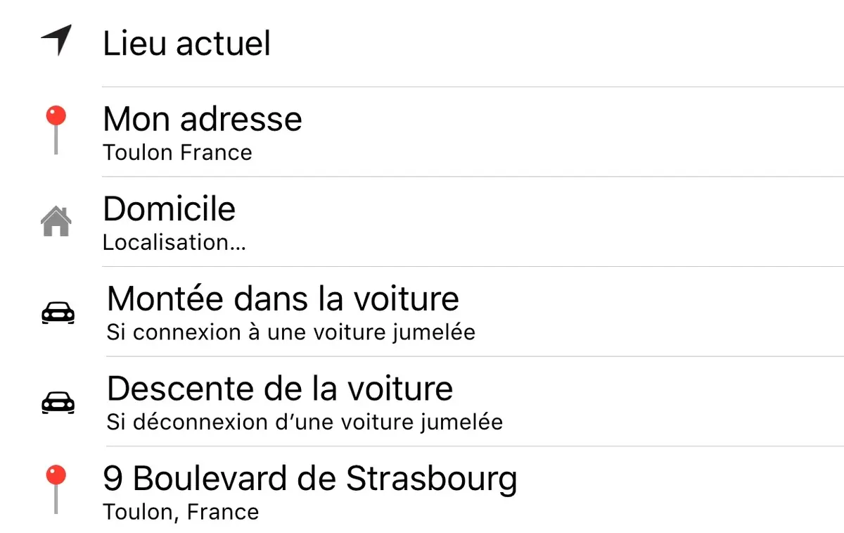 Astuce : programmer un rappel à afficher lorsque l'on prend sa voiture