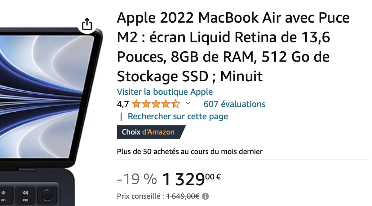 Le MacBook Air M3 aurait du mal à se vendre : trop cher ? Trop peu de mémoire ?