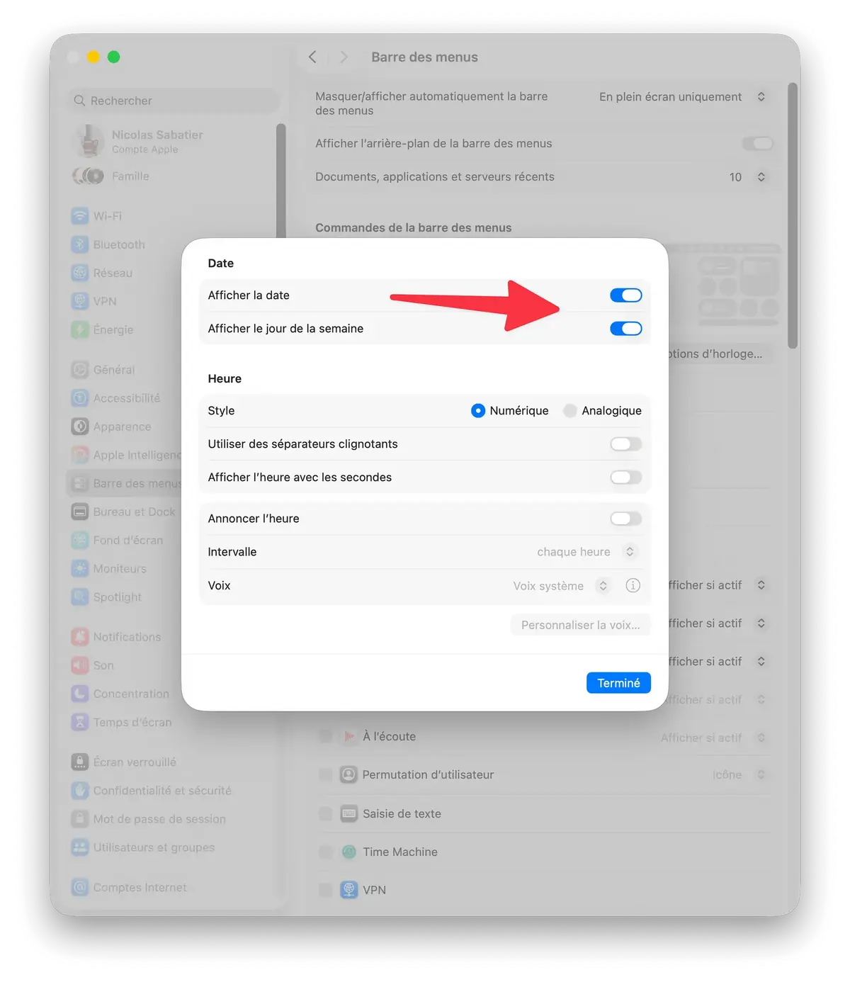 Dock macOS&nbsp;: affichez l&rsquo;heure, la date et organisez vos apps comme un pro