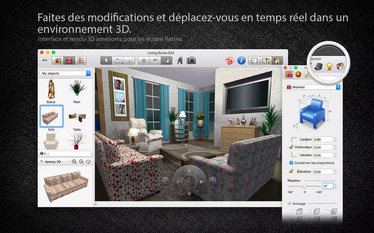 Live Interior 3D (Edition Standard) en promo à 1,99€ sur Mac