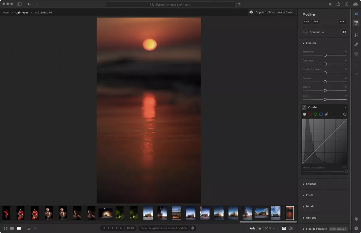 Lightroom sous macOS