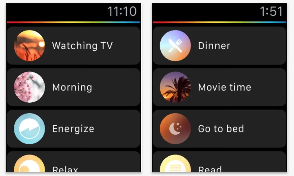 La nouvelle app Philips Hue s'installe sur l'Apple Watch