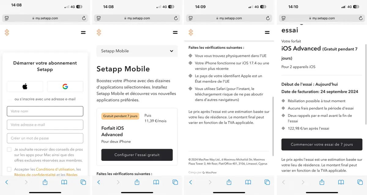 L'App Store de SetApp est disponible sans invitation