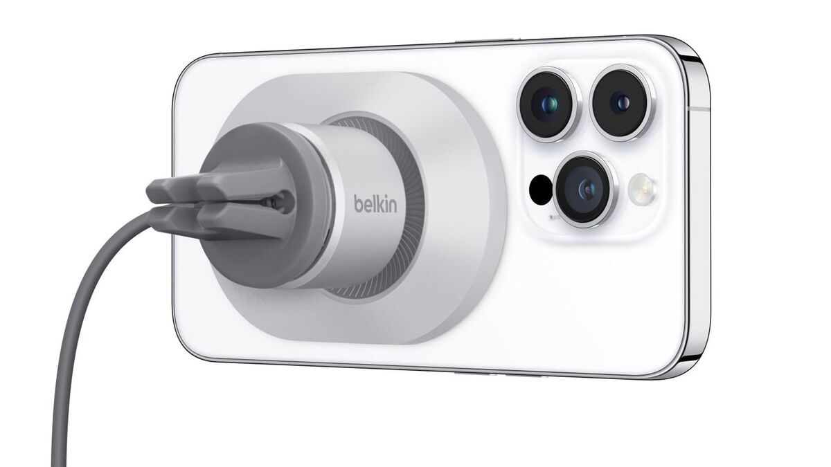 Belkin Support Voiture avec chargeur intégré MagSafe avec allume