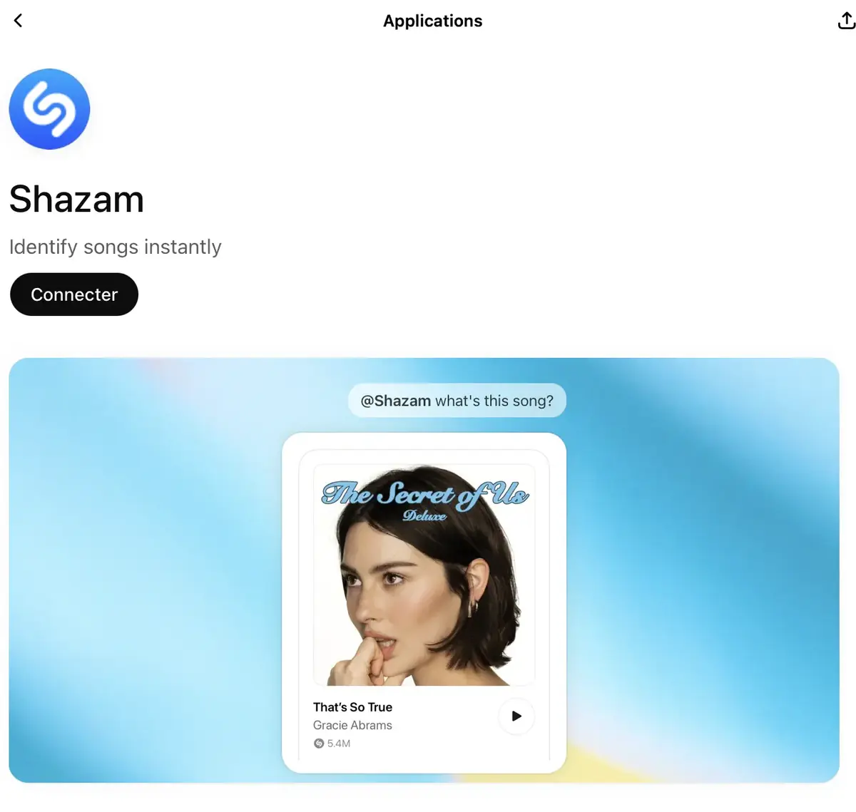 Comment reconna&icirc;tre une chanson directement dans ChatGPT gr&acirc;ce &agrave; Shazam
