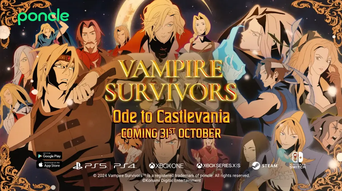 Vampire Survivors rend hommage à Castlevania avec un DLC majeur