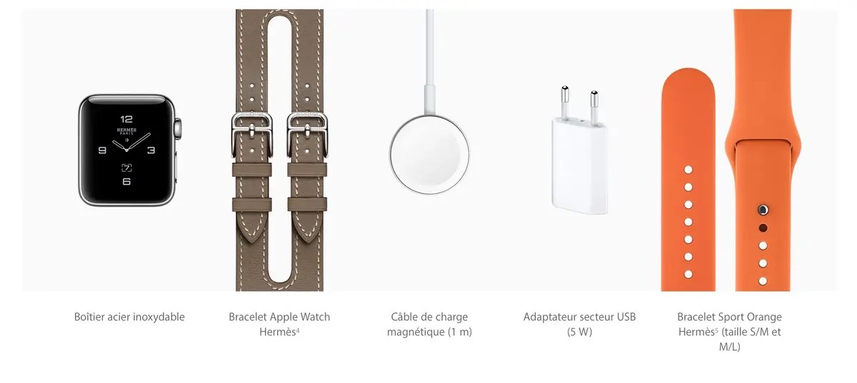 Apple Watch : comment obtenir le bracelet Sport orange Hermès ?