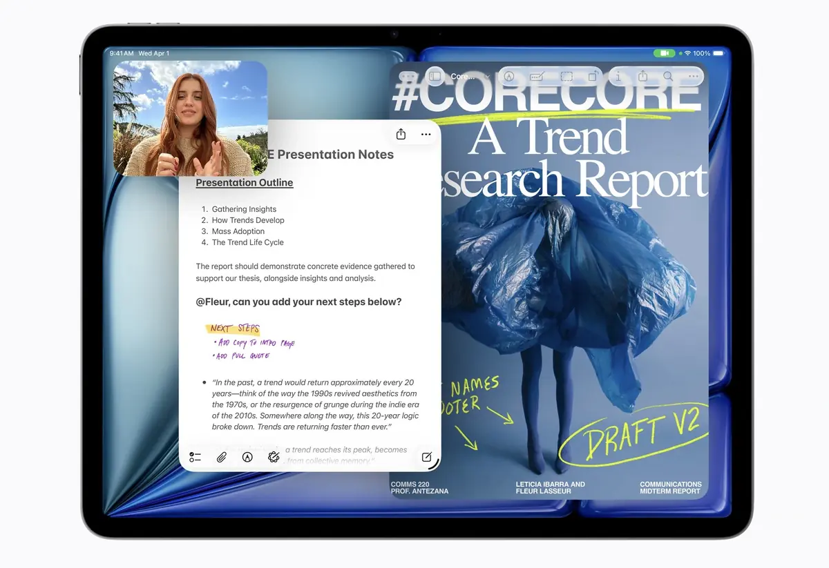 Apple d&eacute;voile le nouvel iPad Air avec la puce M4