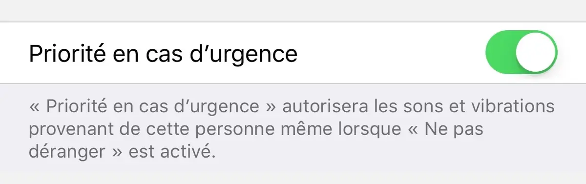 iOS 10 : le mode "Ne pas déranger" peut laisser passer les messages de certains contacts