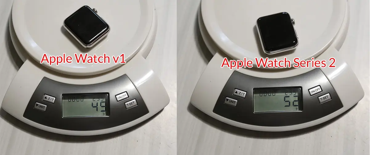 Quelques photos de l'Apple Watch Series 2 (avec de subtiles différences !)