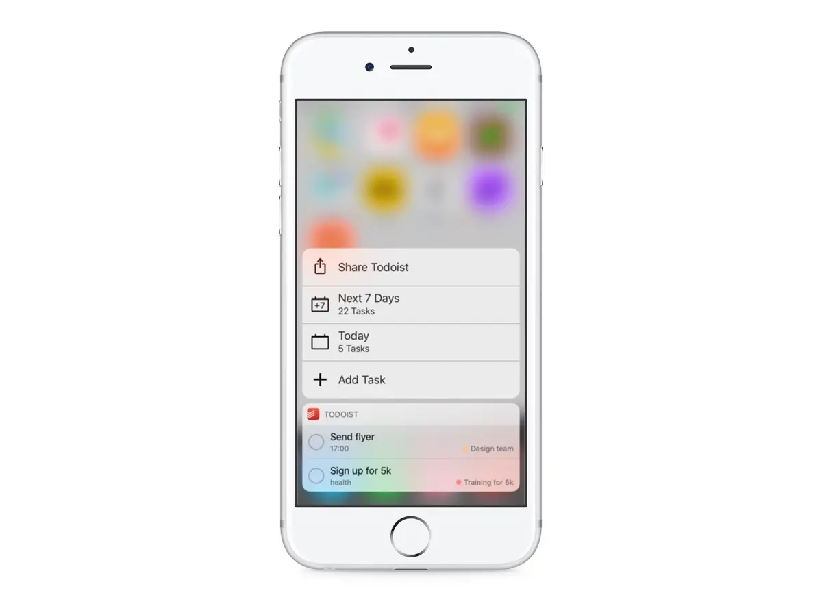 Le gestionnaire de tâches Todoist s'adapte à iOS 10 et à watchOS 3