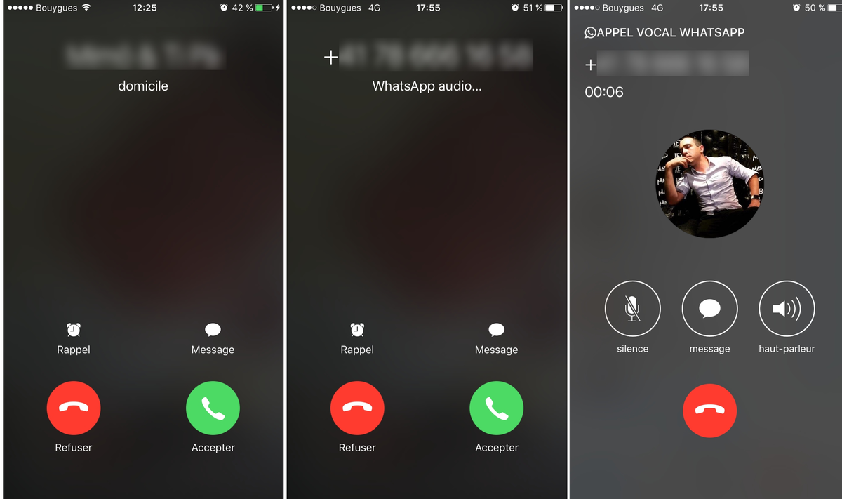 VOIP : FaceBook Messenger, WhatsApp et Viber apparaissent dans le journal d'appels