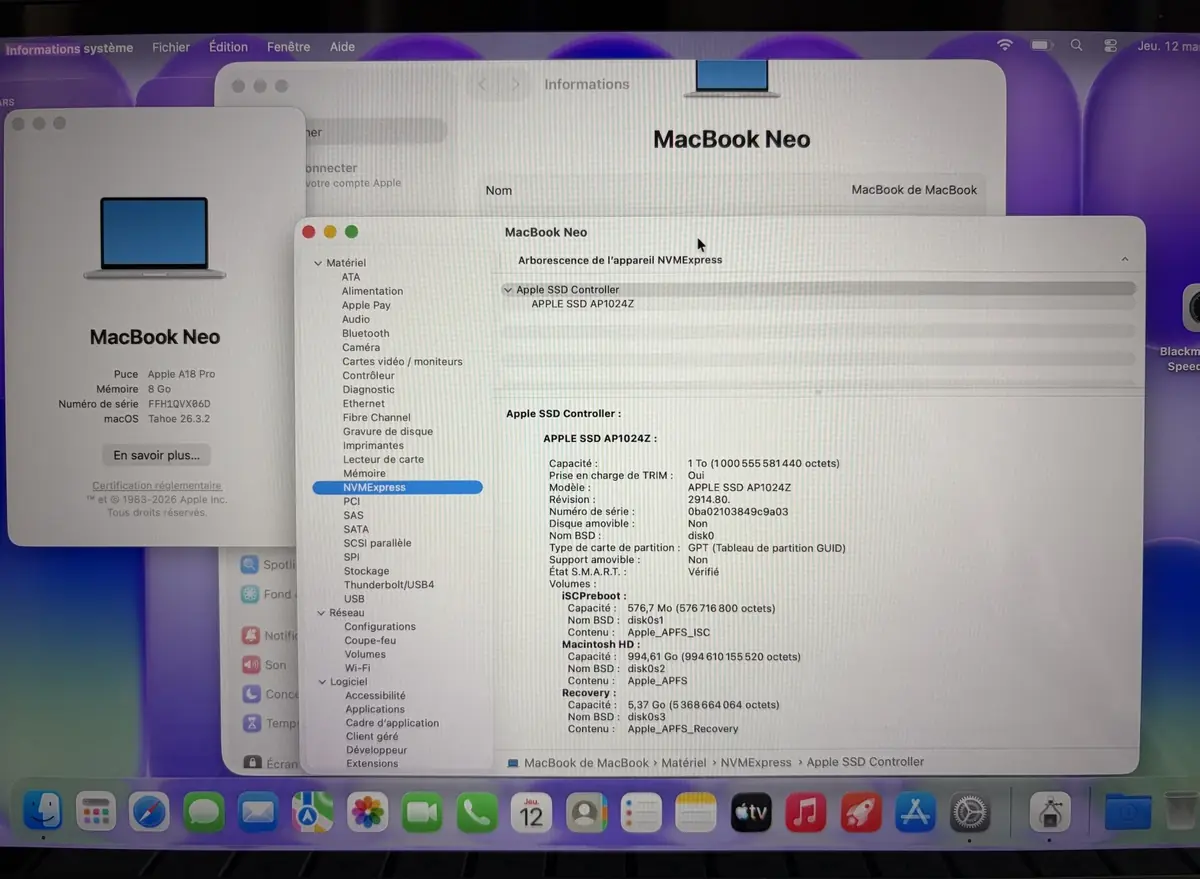 1 To dans un MacBook Neo, c'est possible&nbsp;! Commandez le votre&nbsp;! (+ code promo)