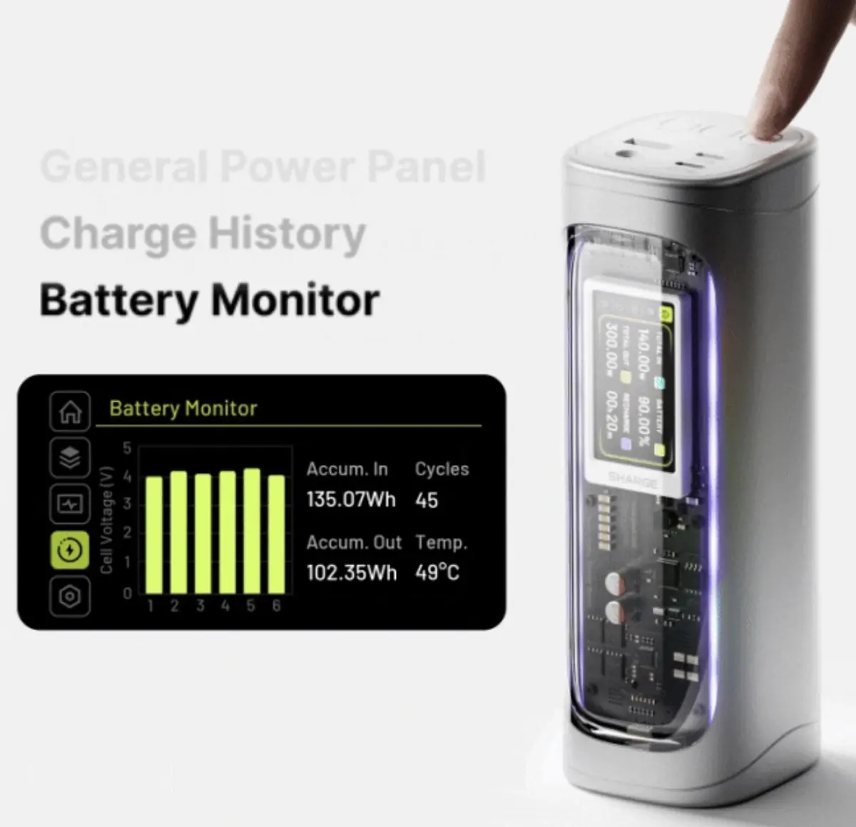 Shargeek 300&nbsp;: la batterie externe qui charge &agrave; 300 watts avec un design qui claque