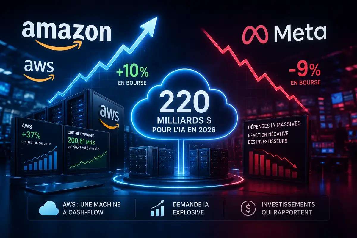 Amazon r&eacute;sultats IA