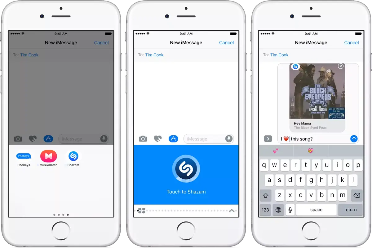 Shazam identifie les chansons directement depuis iMessage