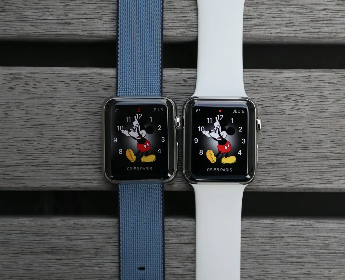 Apple Watch Series 2 vs Apple Watch 1 : qui est la plus lumineuse ? (comparatif)