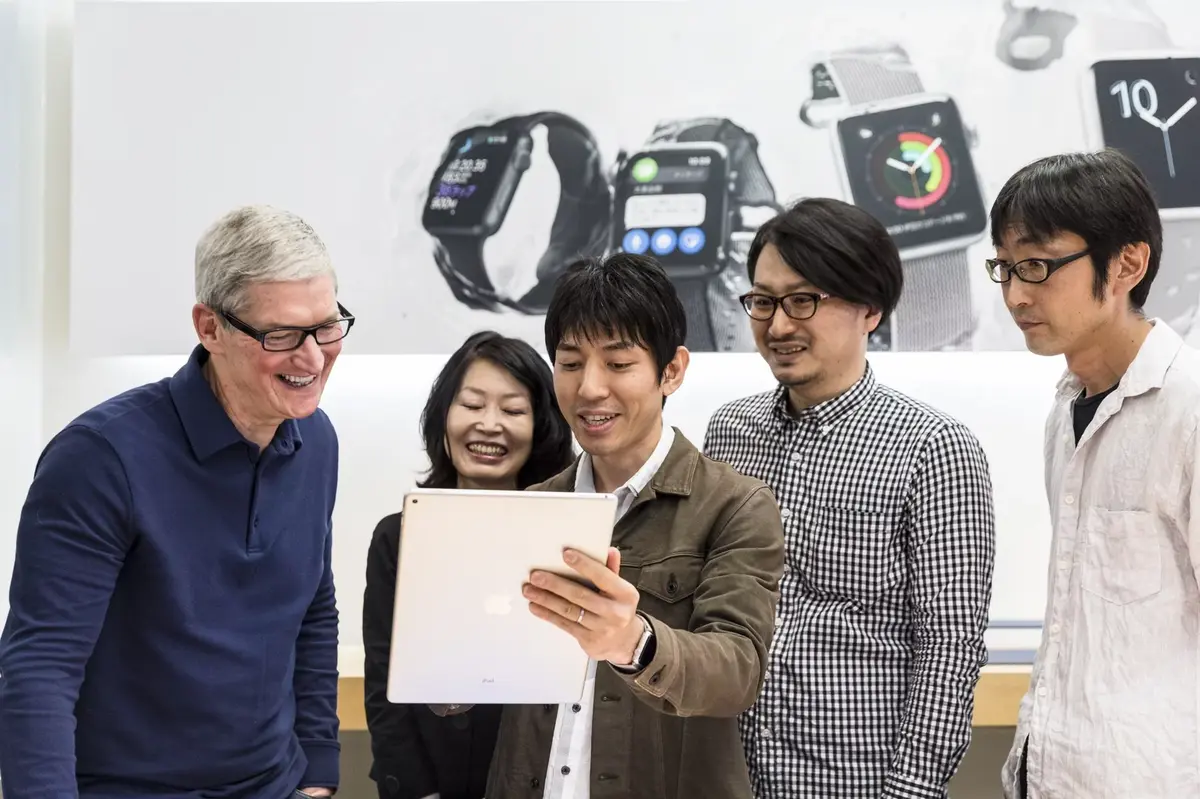 L'image du matin : Tim Cook remercie les japonais pour leur accueil