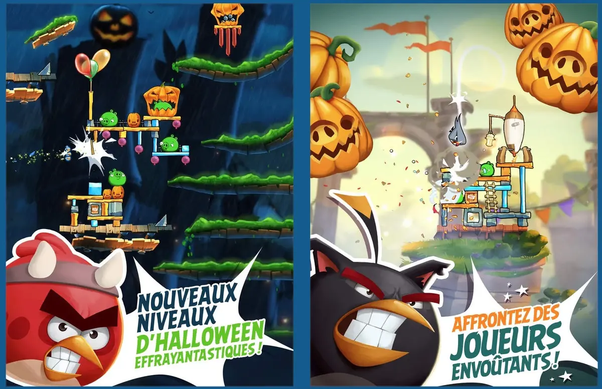 Crossy Road et Angry Birds 2 fêtent Halloween dans l'App Store