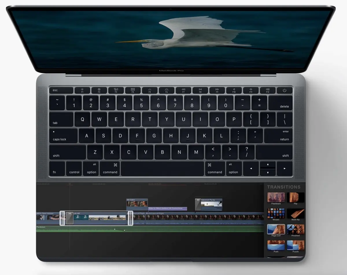 Que diriez-vous d'une "Touch Bar" géante à la place du trackpad ? (rendus 3D)