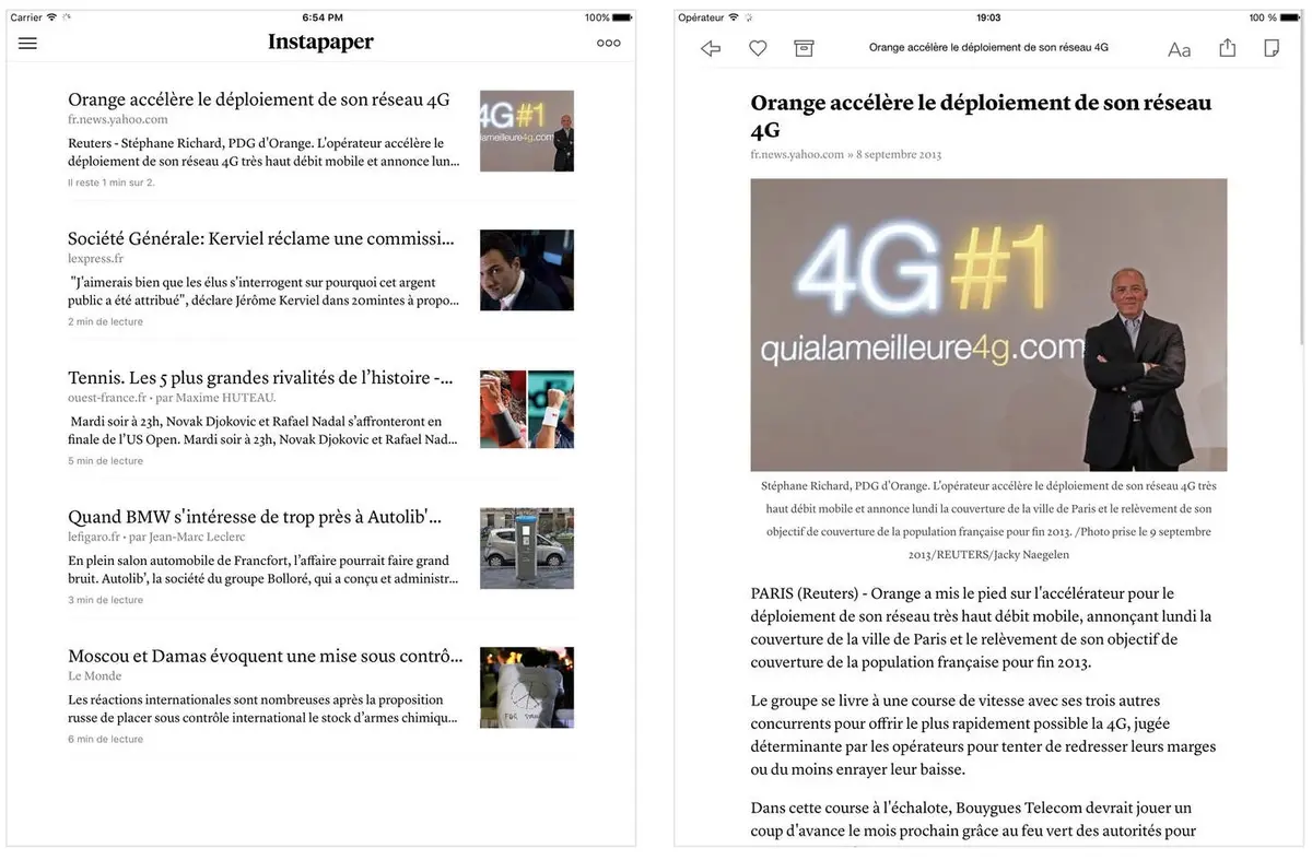 Instapaper Premium devient gratuit