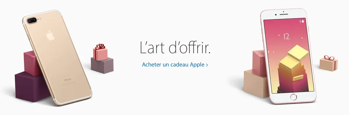 Apple présente sa liste d'idées cadeaux pour Noël