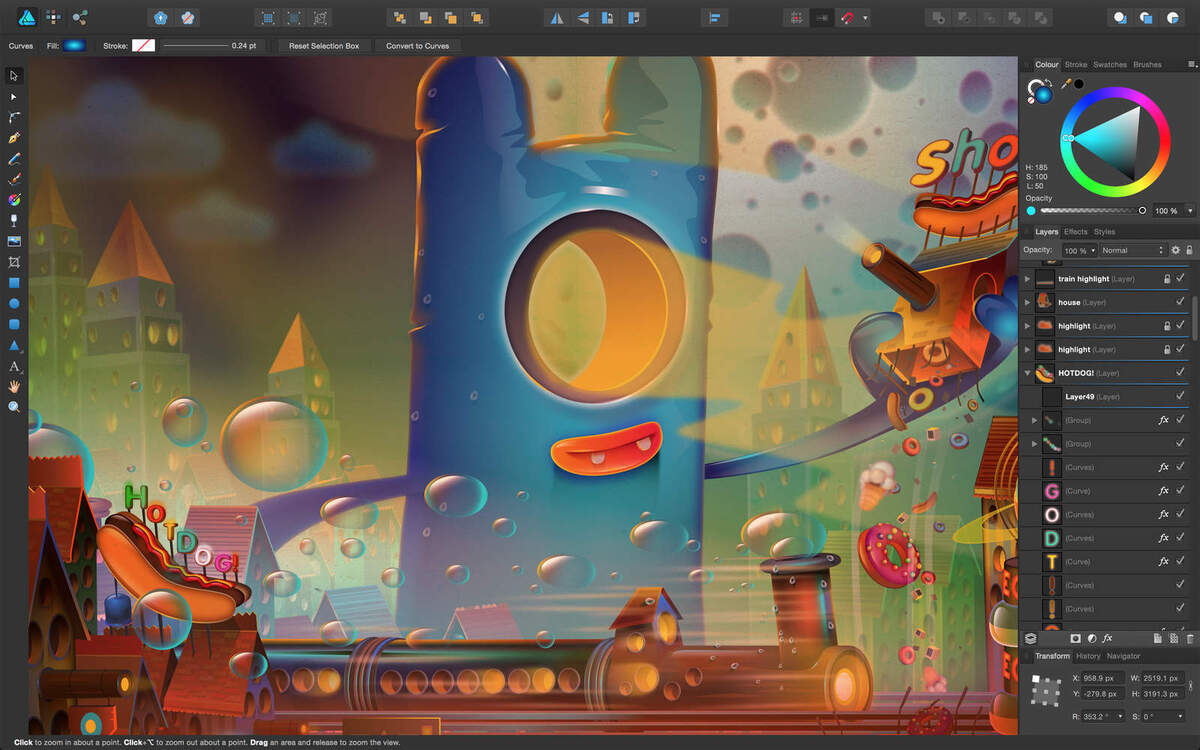 Affinity Designer en promo à -20% pendant une semaine