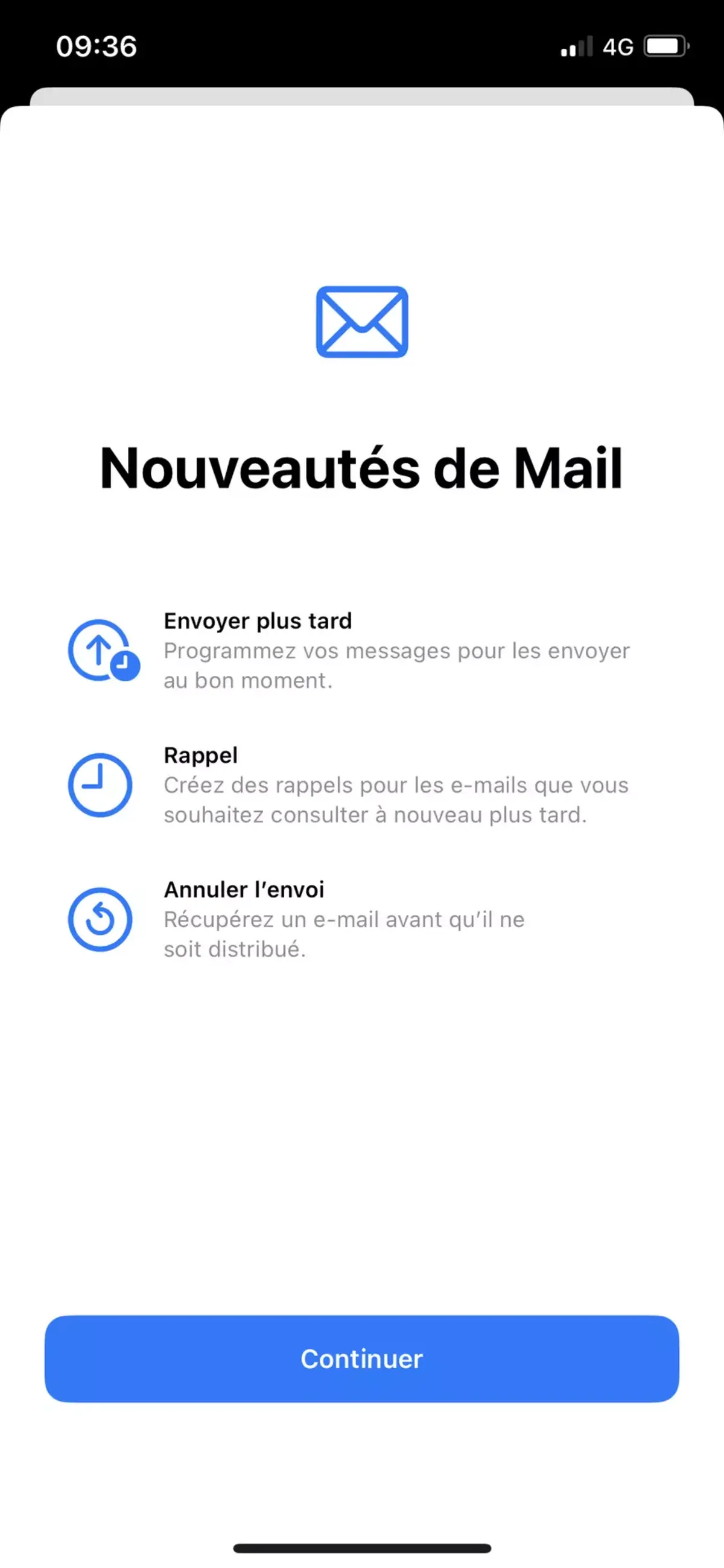 iOS 16 relooke enfin Mail (envoi différé, annulation, rappel...)