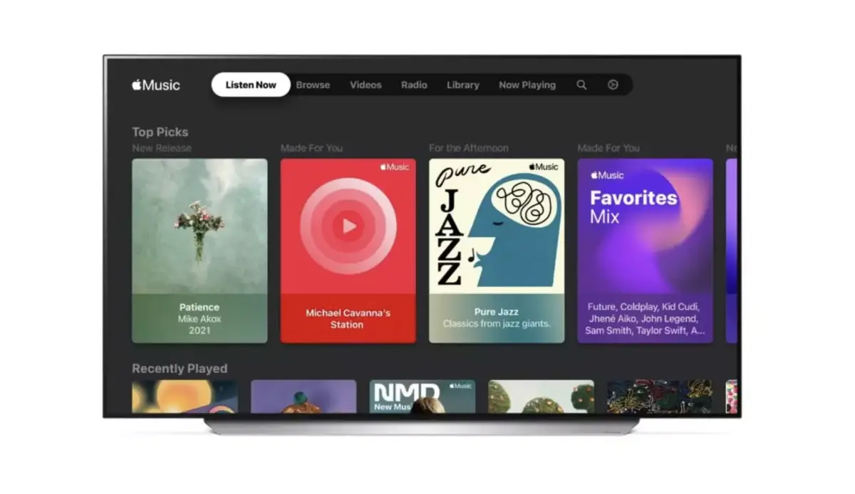 Apple Music Dolby Atmos TV LG