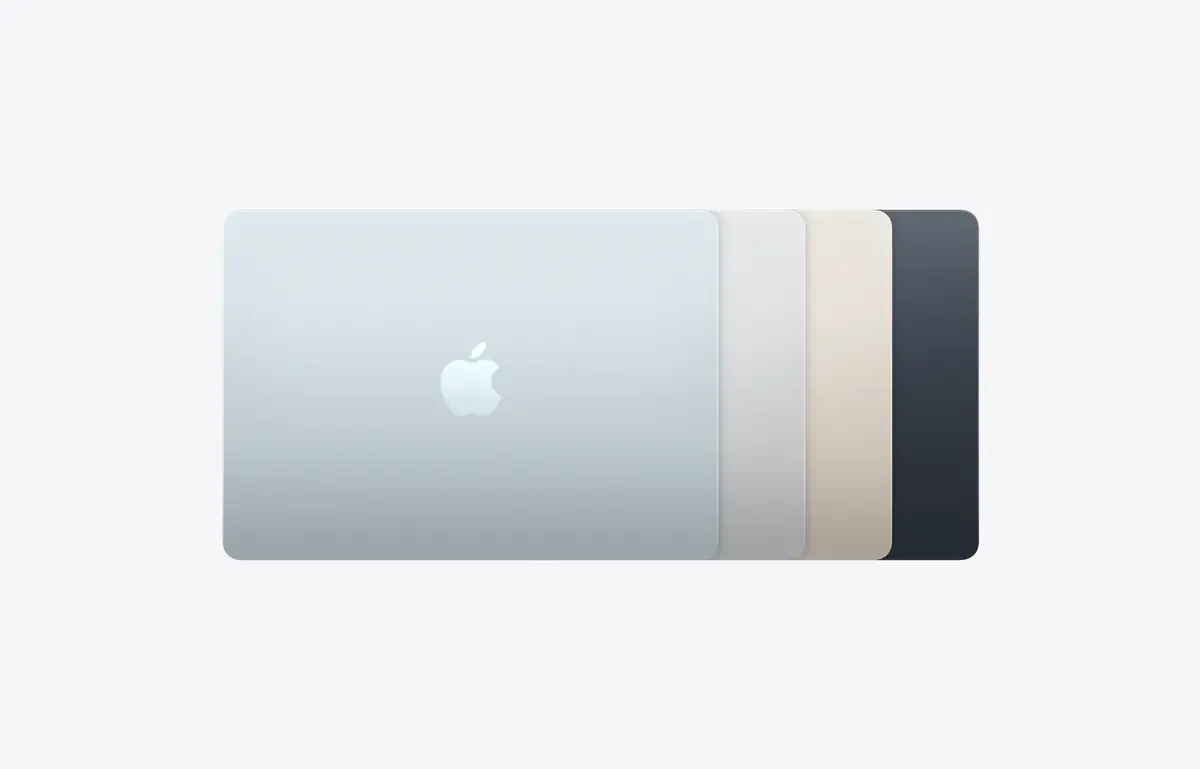 Le MacBook Air M5 en bleu tr&egrave;s p&acirc;le