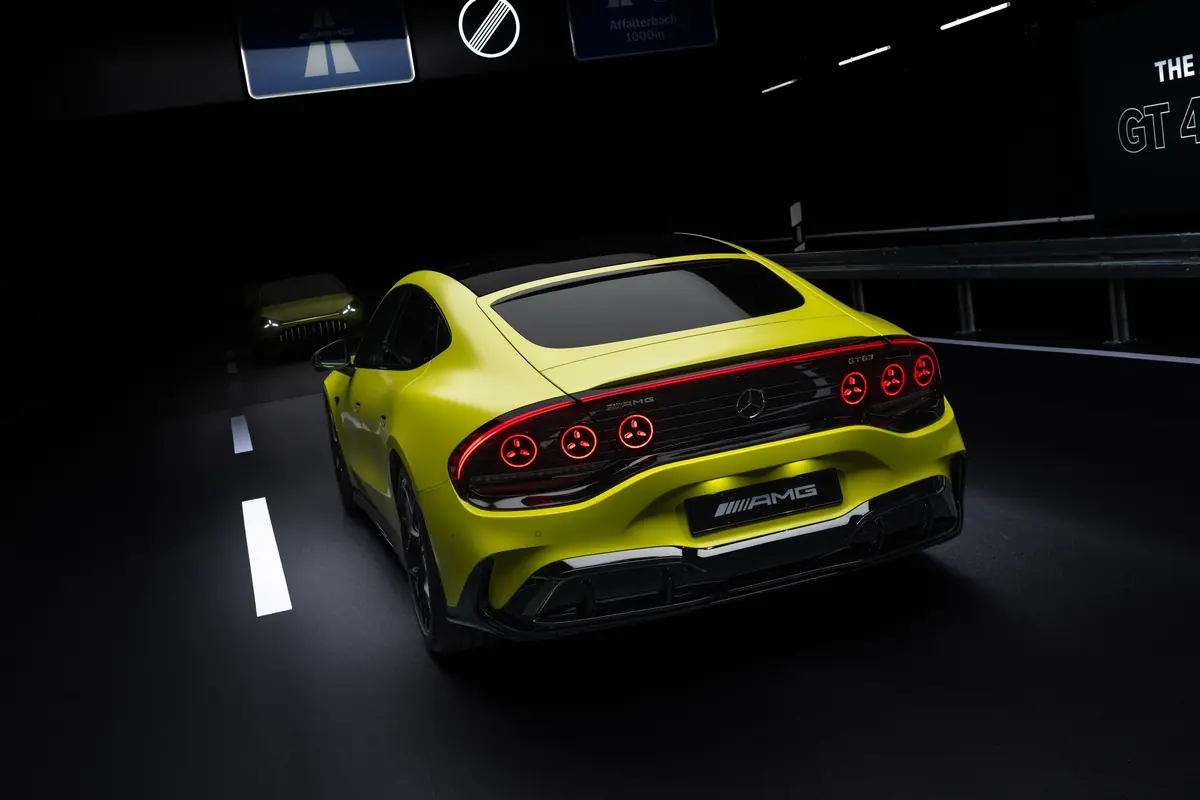 Mercedes AMG GT 4 portes coup&eacute;&nbsp;: 1 169 ch, 600 kW de charge et un V8 fant&ocirc;me