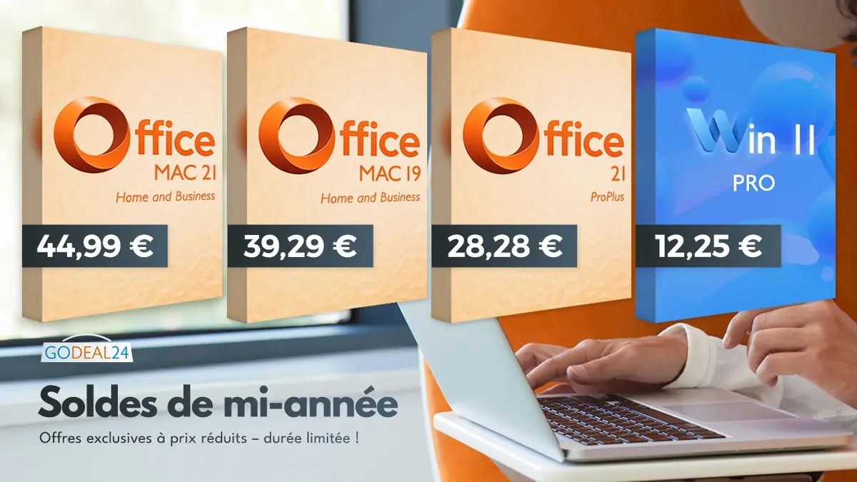 Godeal24 Microsoft Office 365 Mac promo soldes mi-ann&eacute;e