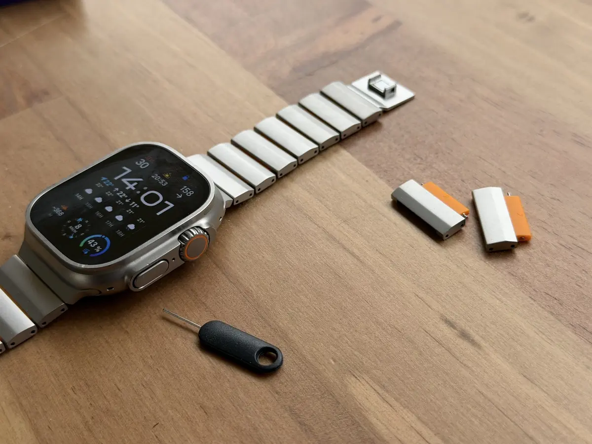 Test du KUXIU Titanium Band&nbsp;: un bracelet en titane pour Apple Watch &agrave; 41&nbsp;&euro;