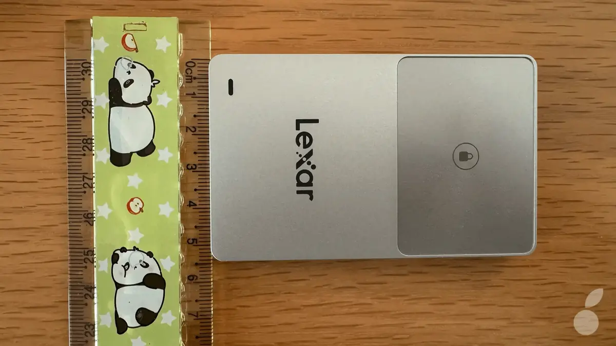 Test du Lexar TouchLock Portable SSD&nbsp;: un disque externe MagSafe NFC pour l&rsquo;iPhone