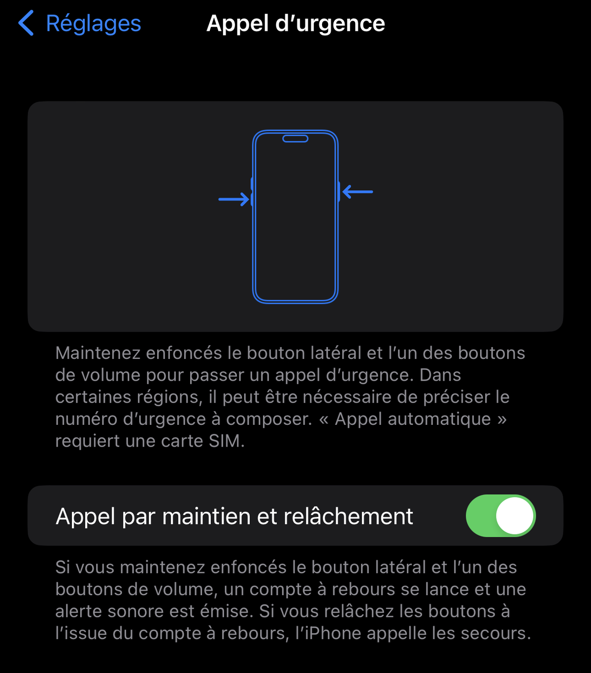 Un léger changement pour les appels d'urgence avec iOS 16.3