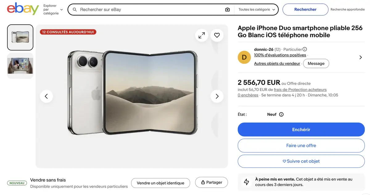 Juste 200 euros de plus que le prix normal mais il faudra le chercher en Corse&nbsp;!