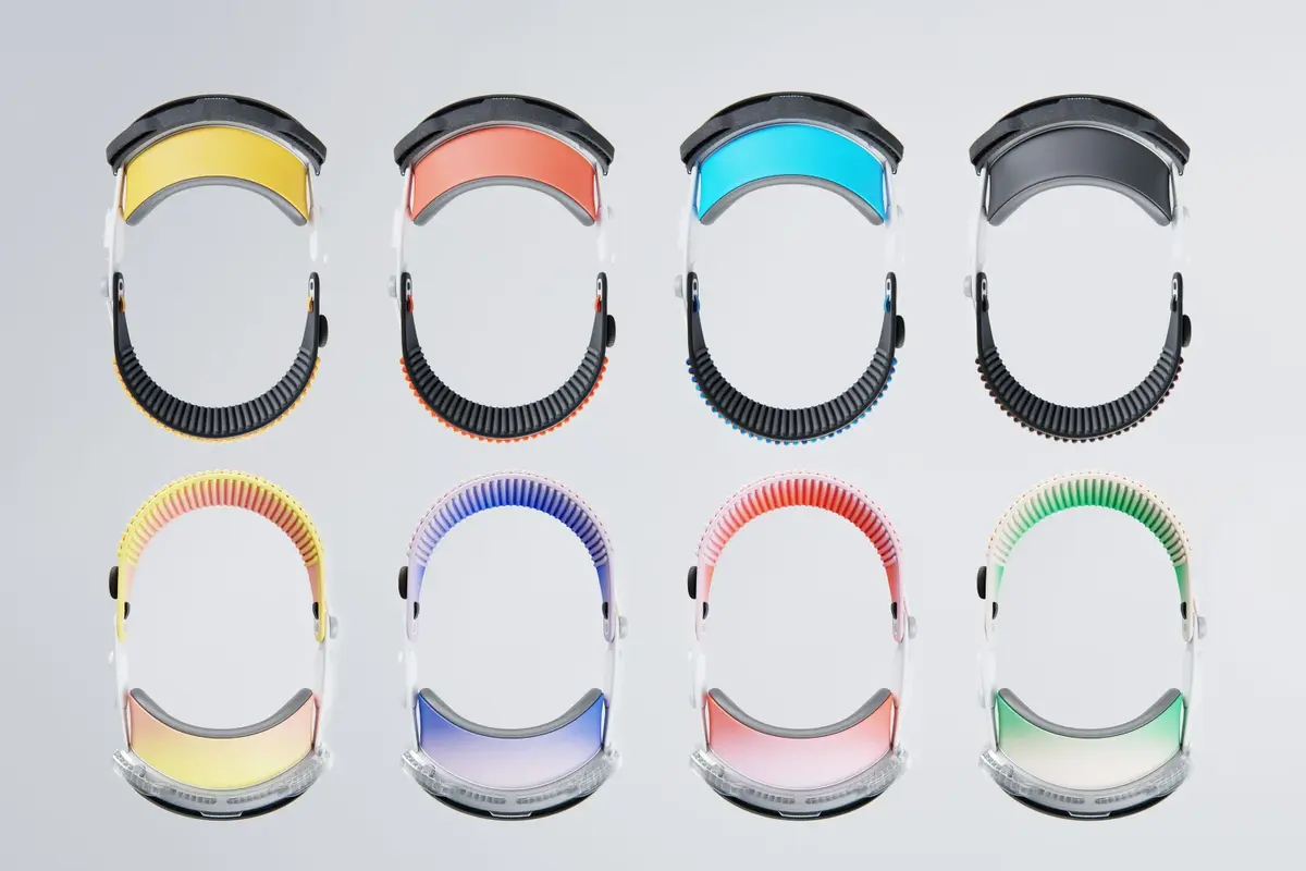 Les sangles CASETiFY pour l’Apple Vision Pro sont très colorées