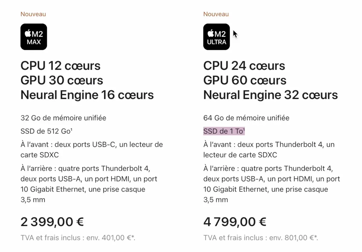 Test Mac Studio M2 Ultra et Mac Pro 2023 : notre comparatif !