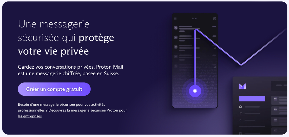 Proton propose de vérifier l’identité des destinataires de vos emails