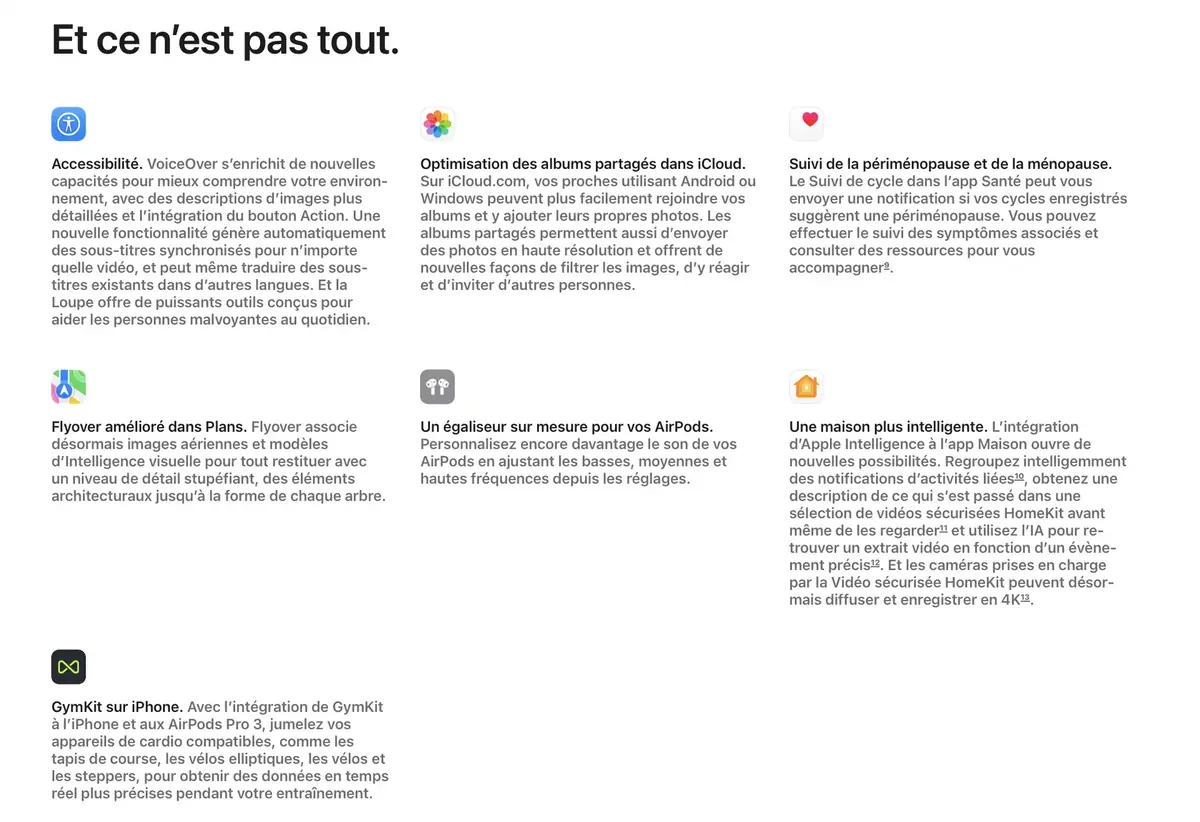 iOS 27&nbsp;: voici toutes les nouveaut&eacute;s &agrave; d&eacute;couvrir sur votre iPhone
