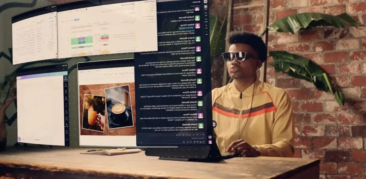 Cet ordinateur remplace son écran par des lunettes de réalité augmentée !