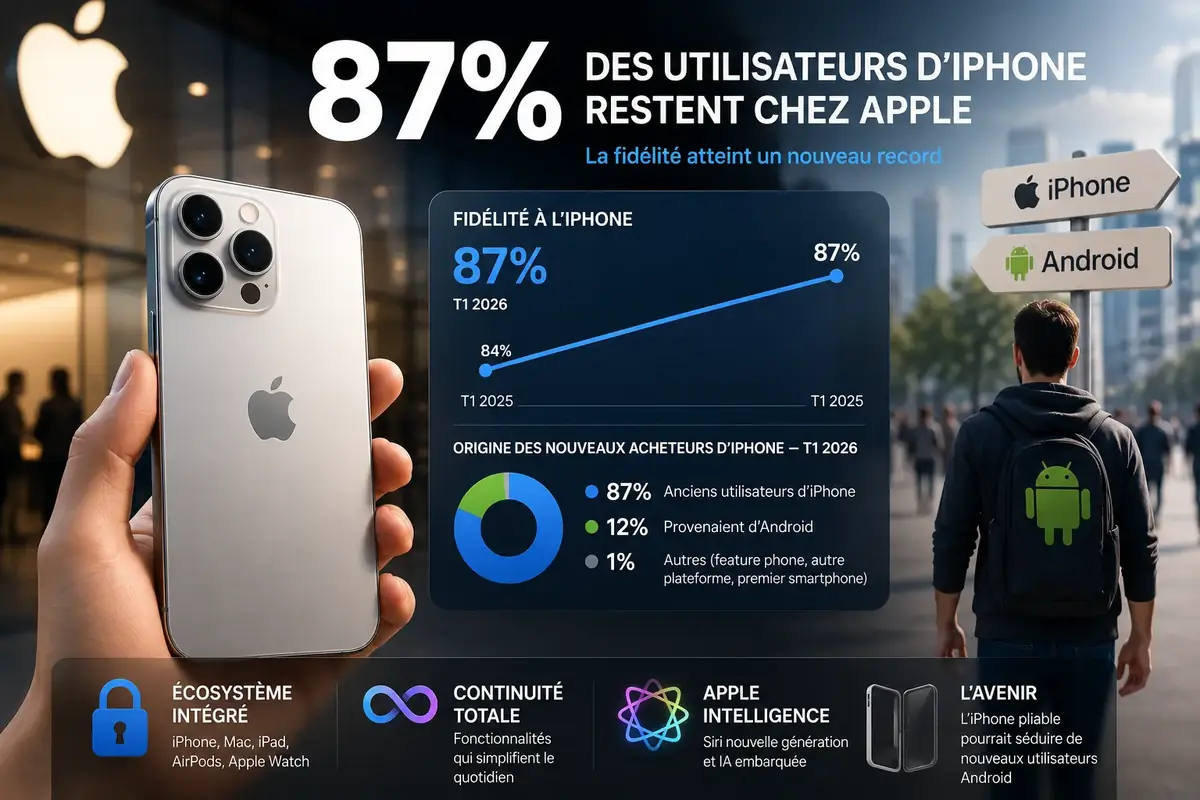 Mais pourquoi les utilisateurs sont-ils fid&egrave;les &agrave; l&rsquo;iPhone&nbsp;?